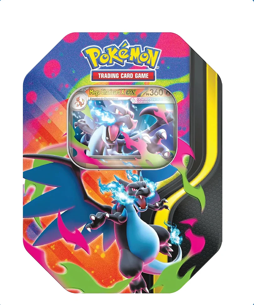 Pokémon Tin Mega Charizard X-ex Pokémon Tin Mega Charizard X-ex