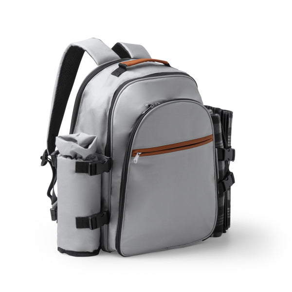 Zaino da Picnic in Poliestere RPET per 2 Persone con Coperta Inclusa Zaino da Picnic in Poliestere RPET per 2 Persone con Coperta Inclusa