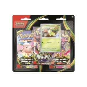 Pokemon Megaevoluzioni: Equilibrio Perfetto – Blister 3 Buste + 1 Card Pokemon Megaevoluzioni: Equilibrio Perfetto – Blister 3 Buste + 1 Card