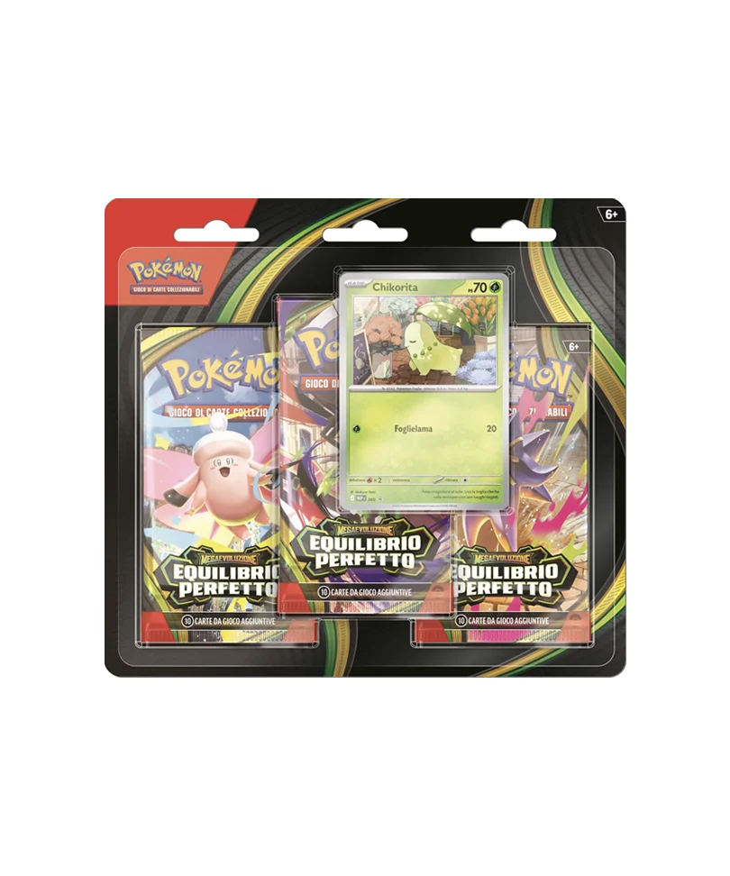 Pokemon Megaevoluzioni: Equilibrio Perfetto - Blister 3 Buste + 1 Card