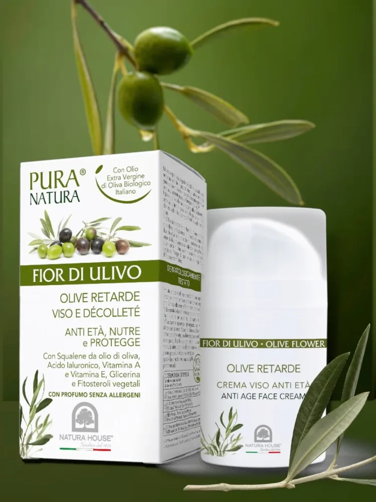 FIOR DI ULIVO CREMA ANTIETA’ VISO & DÉCOLLETÉ Nutre e Protegge