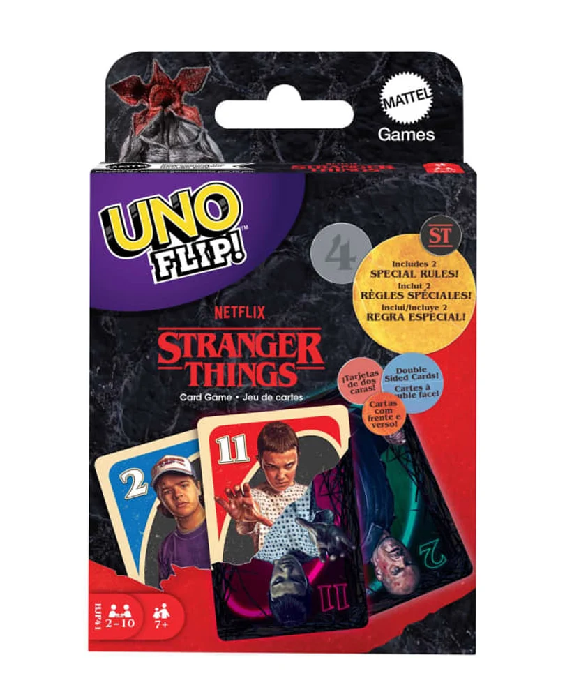 UNO Flip! Card Game Stranger Things