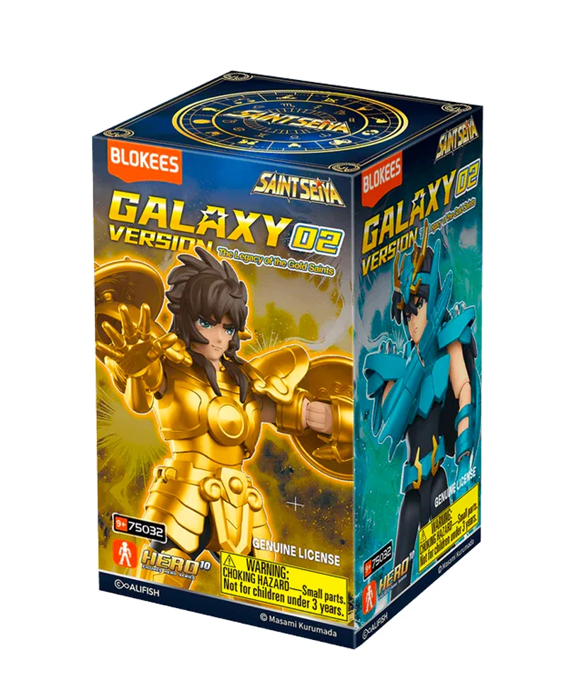 Saint Seiya Blokees Plastic Model Kit Galaxy Version 02 - The Legacy Of The Gold Saints Blind Box