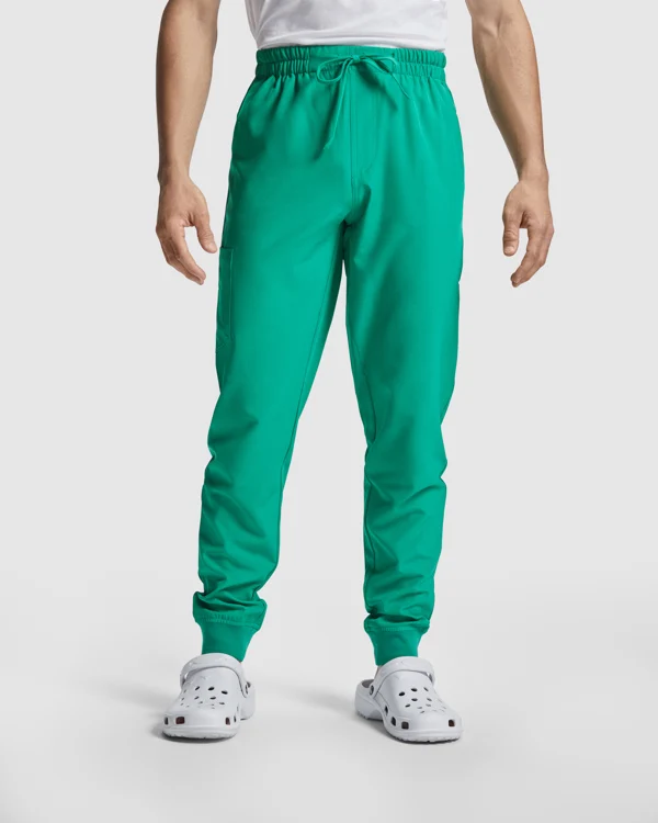Pantalone Sanitario FIBER – Microfibra con Elastico e Polsini a Coste | Roly WRK