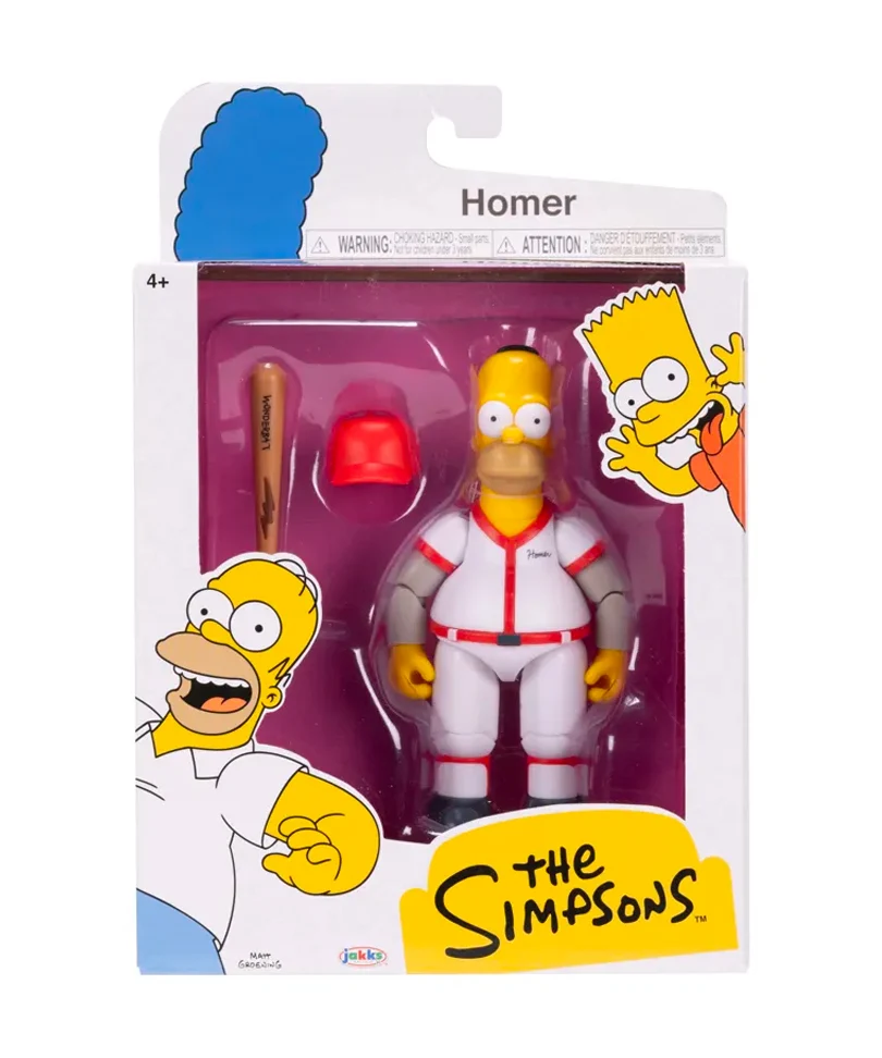 Homer with Baseball Bat and Cap - The Simpsons - Wave 3 - 13cm