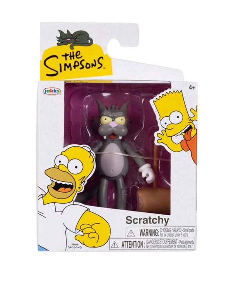 Scratchy with Mallet - The Simpsons - Mini Figure Wave 2 - 7cm