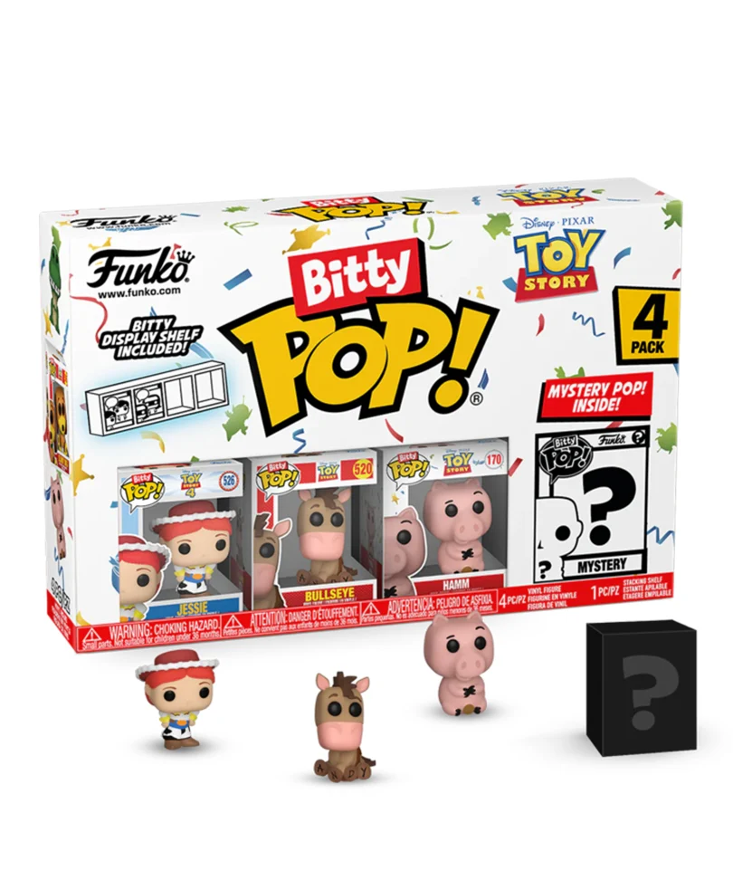 Jessie / Bullseye / Hamm / Mystery Bitty (4-Pack)
