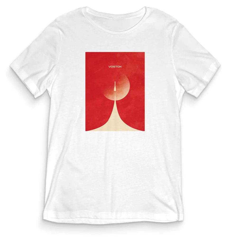 TeesBlitz Collection T-Shirt maglia Vostok Timeless Space SPACE010 - immagine 2