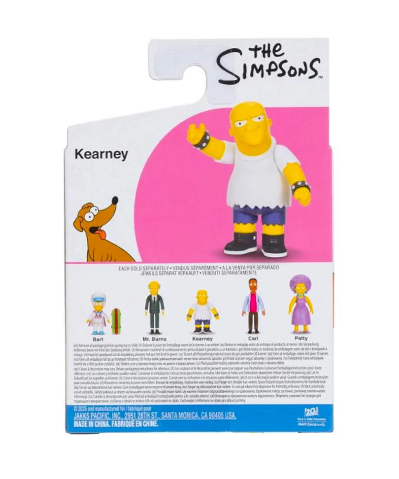 Kearney Zzyzwicz - The Simpsons - Mini Figure Wave 5 - 6cm - immagine 3
