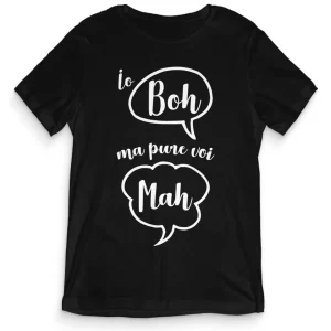 TeesBlitz T-Shirt divertente – Io boh ma pure voi mah – tee21-020 TeesBlitz T-Shirt divertente – Io boh ma pure voi mah – tee21-020