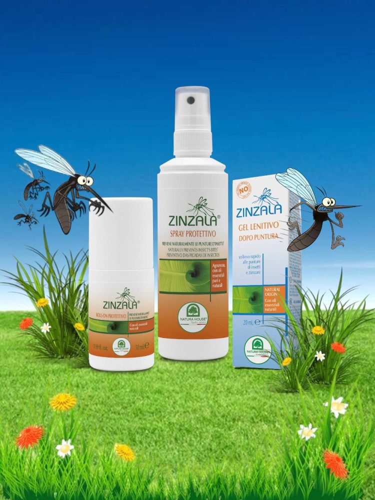 ZINZALÀ SPRAY Previene le Punture di Zanzare e Insetti - immagine 2