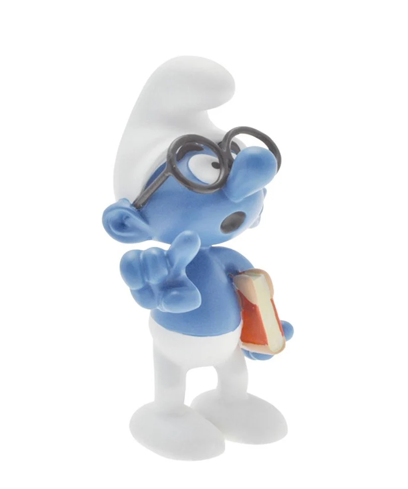 The Smurfs - Statue Brainy Smurf 15 cm
