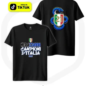 T-Shirt 21° Scudetto: Celebra la Vittoria Biscione T-Shirt 21° Scudetto: Celebra la Vittoria Biscione