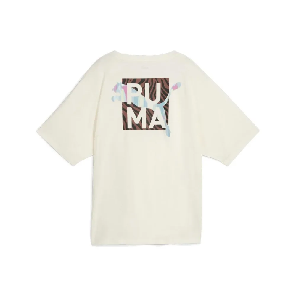 Puma T shirt Donna Animal Remix Boyfriend Tee - immagine 2