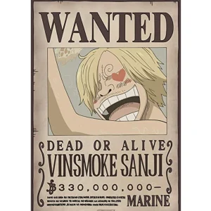 One Piece – Poster: “WANTED SANJI” (52X38) One Piece – Poster: “WANTED SANJI” (52X38)