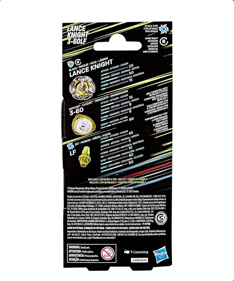 Beyblade X - Booster: Lance Knight 3-60LF - immagine 3
