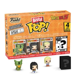 Cell (First Form) / Android 17 / Android 18 / Mystery Bitty (4-Pack) Cell (First Form) / Android 17 / Android 18 / Mystery Bitty (4-Pack)