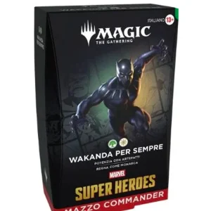 Magic: The Gathering – Marvel Super Heroes (Wakanda Per Sempre) Mazzo Commander ITA Magic: The Gathering – Marvel Super Heroes (Wakanda Per Sempre) Mazzo Commander ITA