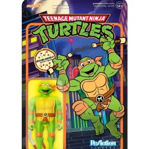 Teenage Mutant Ninja Turtles – ReAction Action Figure Michelangelo 10 cm Teenage Mutant Ninja Turtles – ReAction Action Figure Michelangelo 10 cm