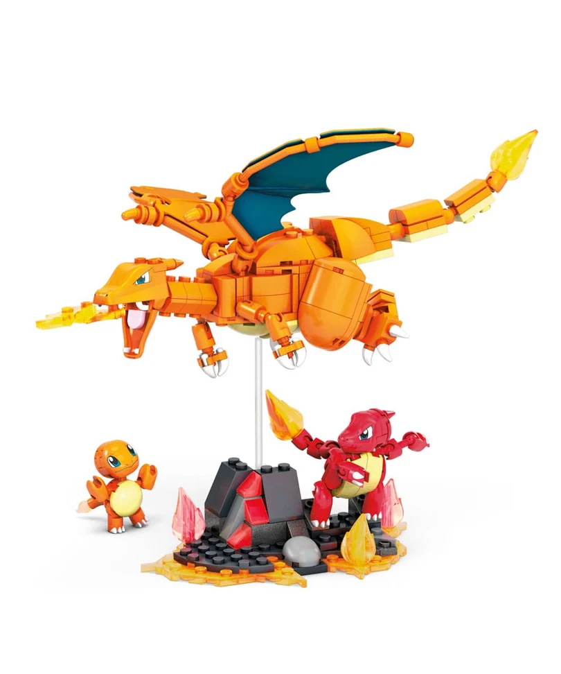 Pokémon Mega Construx Construction Set Charmander Evolution Set