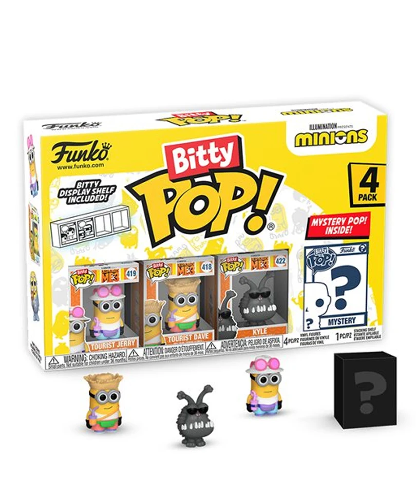 Tourist Jerry / Tourist Dave / Kyle / Mystery Bitty (4-Pack)