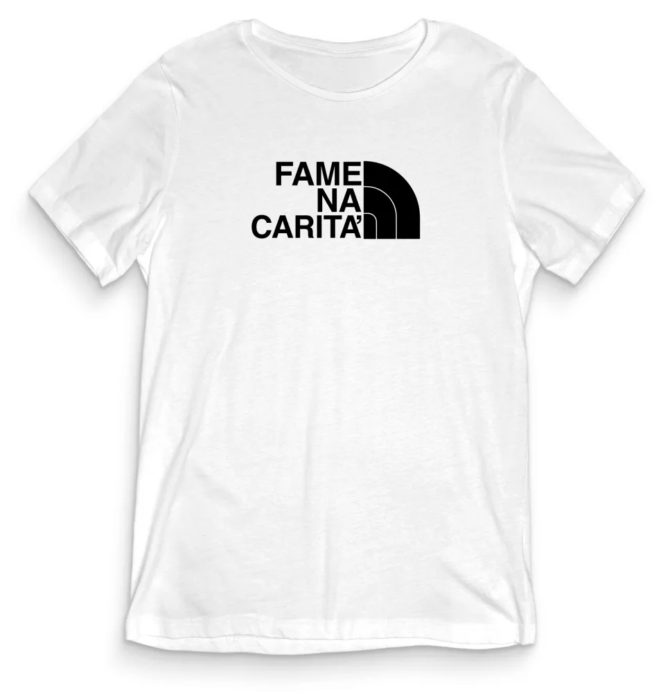 T-shirt Divertente – FAME NA CARITA’ – tee24-013