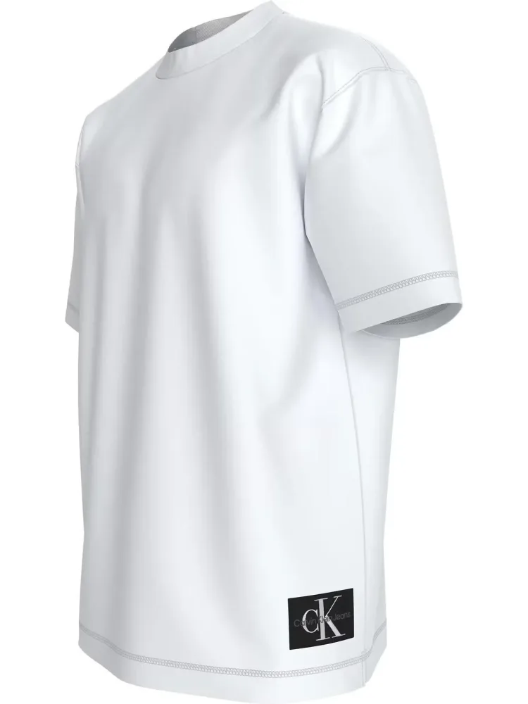 Calvin Klein T Shirt Uomo Badge Relaxed Tee - immagine 3