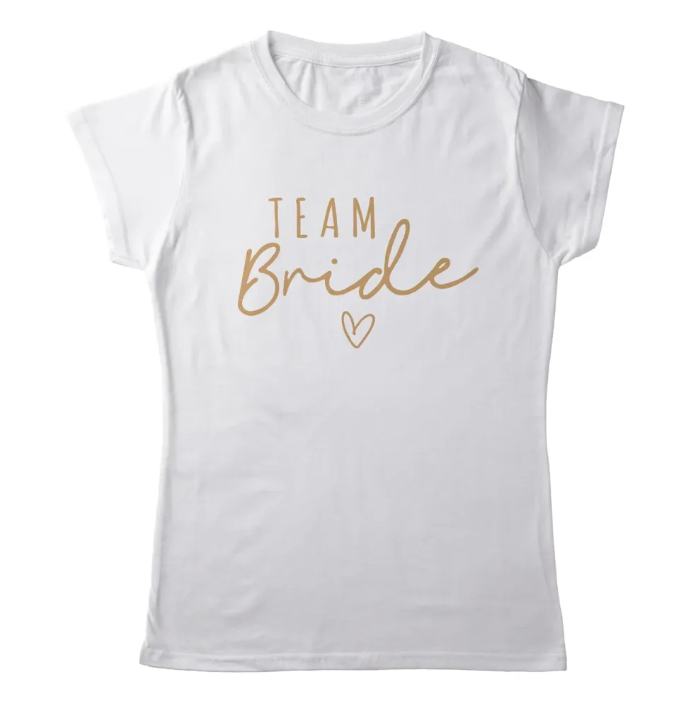 T-Shirt Donna ADDIO NUBILATO – Team Bride – teeADNC-012B