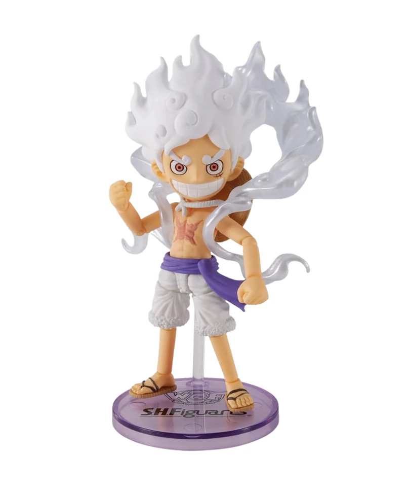 One Piece – Monkey D. Luffy Gear 5 - Action Figure World Collectable Figures x S.H.Figuarts 8 cm