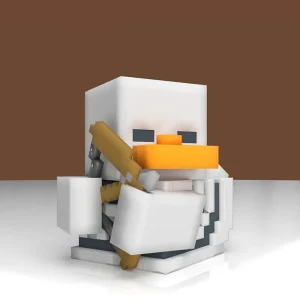 Minecraft Skeleton Mini TUBBZ Cosplaying Duck Collectable Minecraft Skeleton Mini TUBBZ Cosplaying Duck Collectable