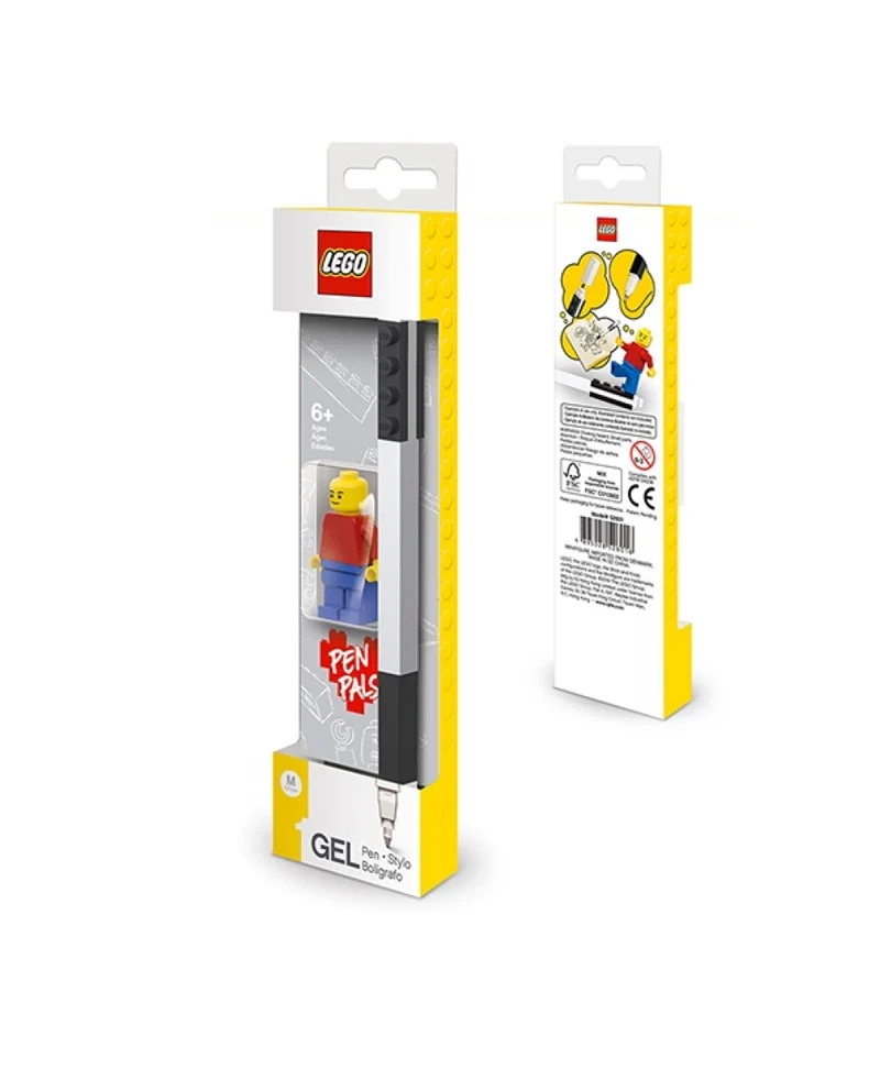 Gel Pen Nero + Minifigure