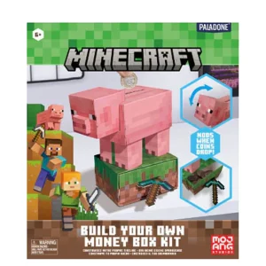 Paladone Salvadanaio Minecraft Pig Card Build Your Own Paladone Salvadanaio Minecraft Pig Card Build Your Own
