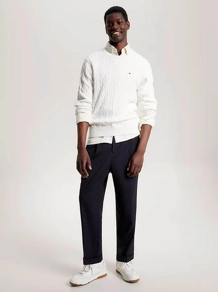 Tommy Hilfiger Maglia Uomo Classic Cable Crew Neck - immagine 3