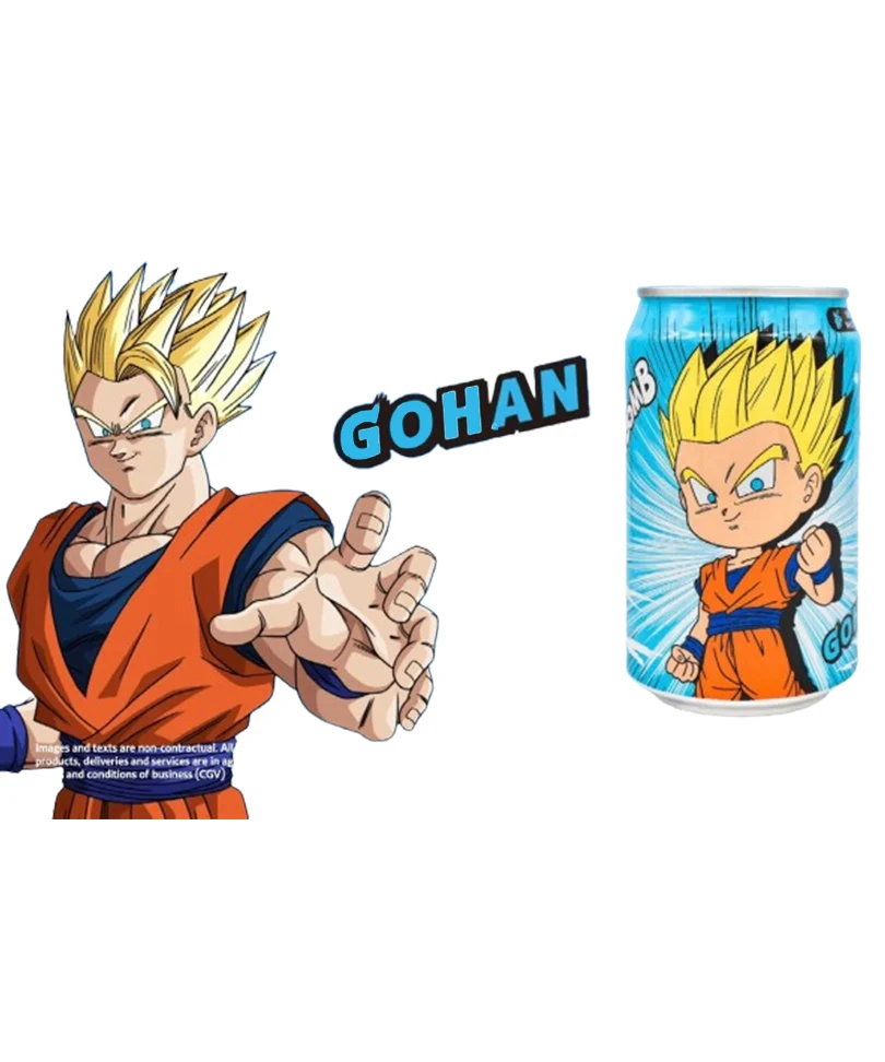 Dragon Ball Gohan - Ocean Bomb White Grape Flavor Sparkling Water