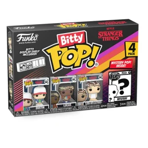 Dustin / Lucas / Eleven with Electrodes / Mystery Bitty (4-Pack) Dustin / Lucas / Eleven with Electrodes / Mystery Bitty (4-Pack)