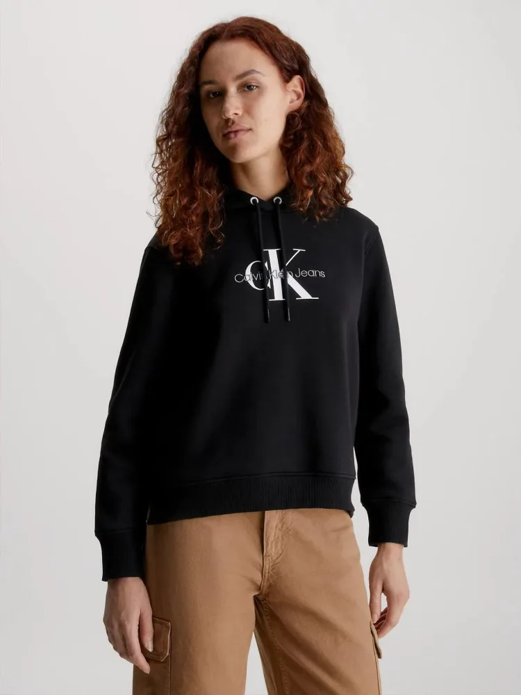 Calvin Klein Felpa Donna Archival Monologo Hoodie - immagine 3