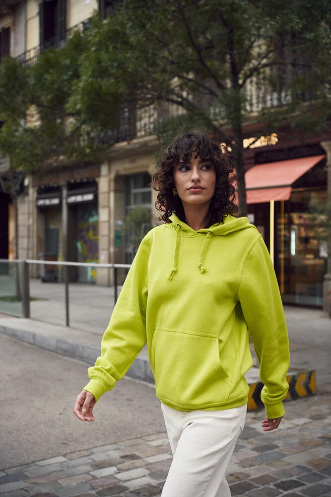 Felpa Basic con Cappuccio Donna
