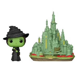 Elphaba with the Emerald City Elphaba with the Emerald City