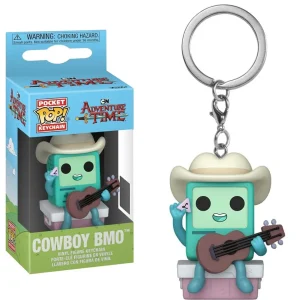 Cowboy BMO with Guitar Keychain Cowboy BMO with Guitar Keychain
