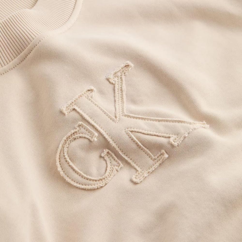 Calvin Klein Felpa Donna Ck Applique - immagine 3