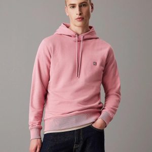 Calvin Klein Felpa Uomo Ck Embro Badge Hoodie Calvin Klein Felpa Uomo Ck Embro Badge Hoodie