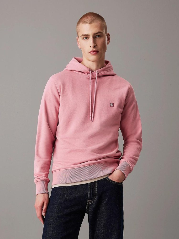Calvin Klein Felpa Uomo Ck Embro Badge Hoodie