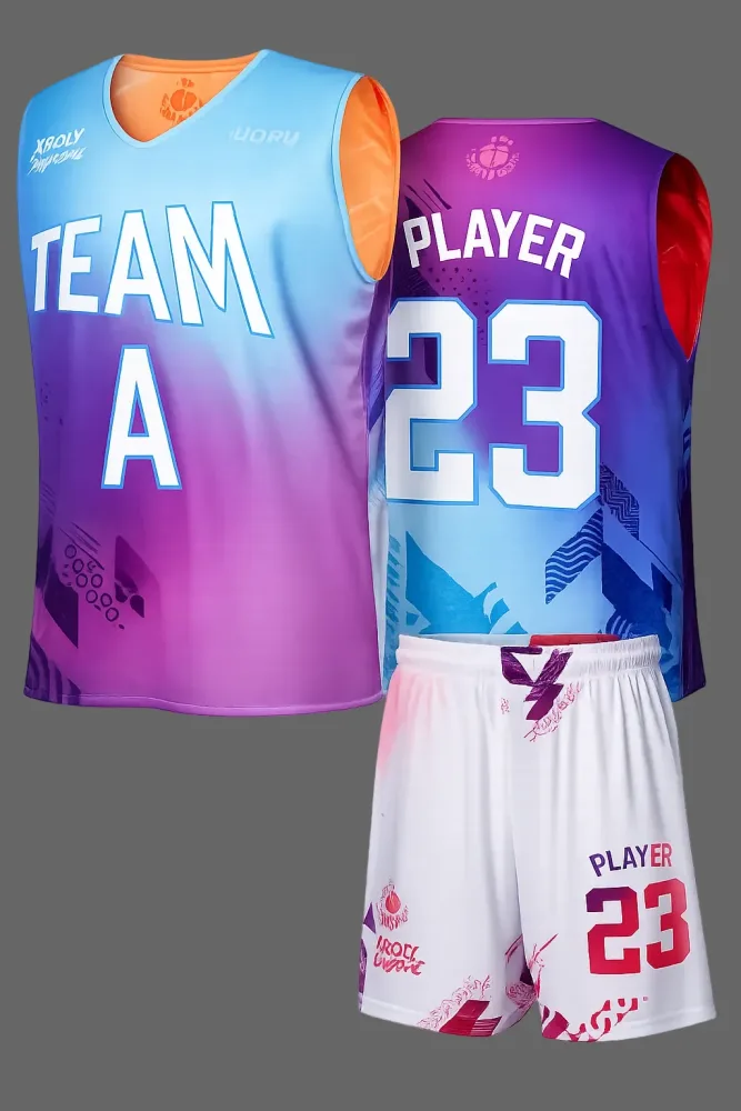 Completo Basket Double Face – Personalizzato | Min. 25 pz