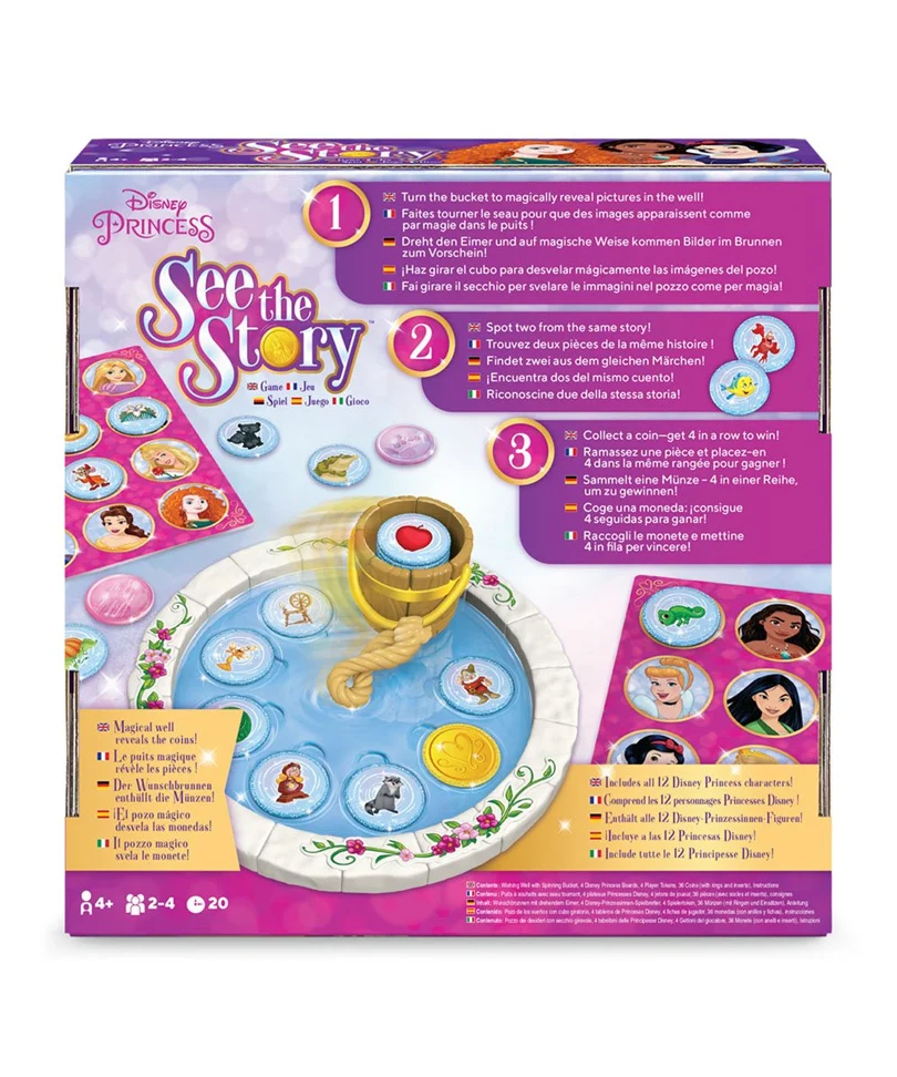 Gioco di carte Disney Princess See the Story Signature Games - Multilingua - immagine 3