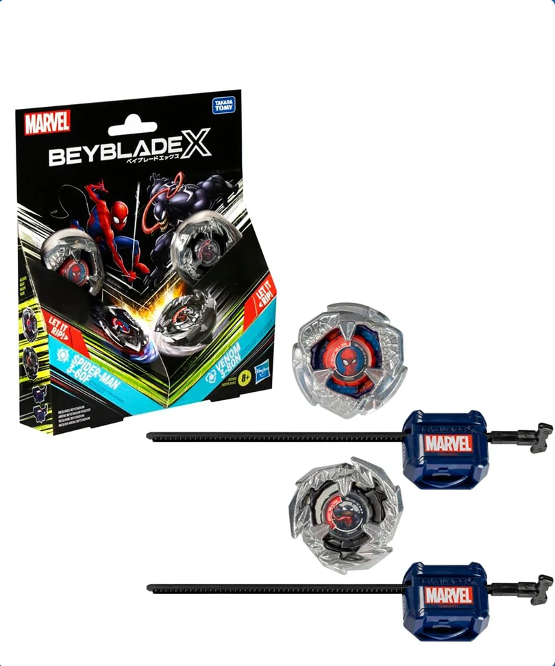 Beyblade X - Marvel Dual Pack: Spider-Man 6-60R & Hulk 3-85N