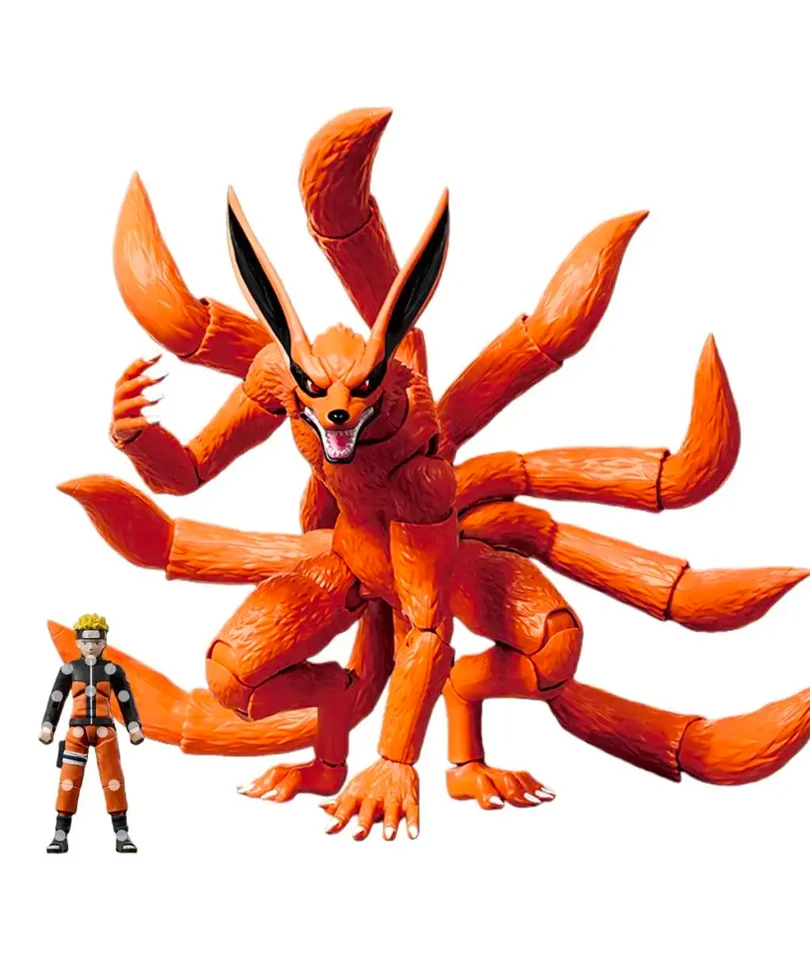Naruto Shippuden Blokees Plastic Model Kit Action Edition 01 Kurama Nine Tails - immagine 2