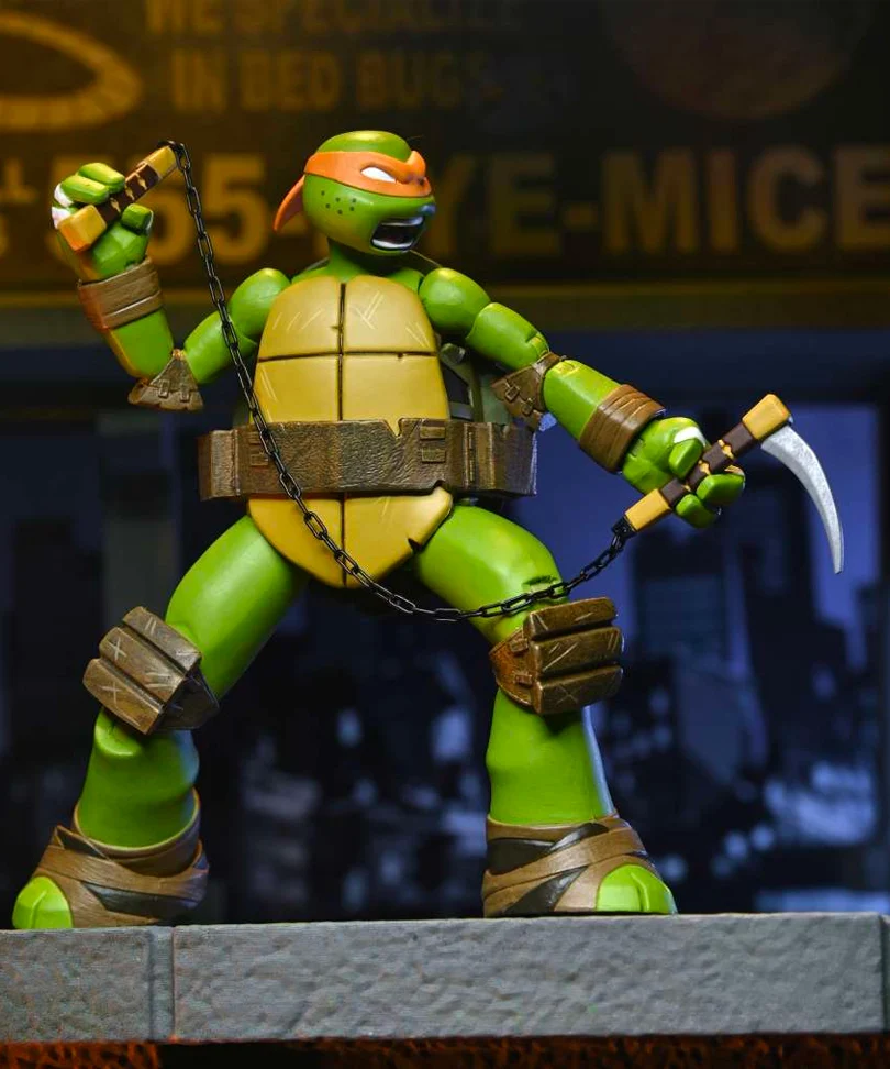 Teenage Mutant Ninja Turtles - Neca Action Figure Michelangelo 17 cm - immagine 2