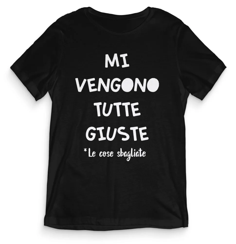 TeesBlitz T-Shirt divertente – Le cose Sbagliate tee20-016