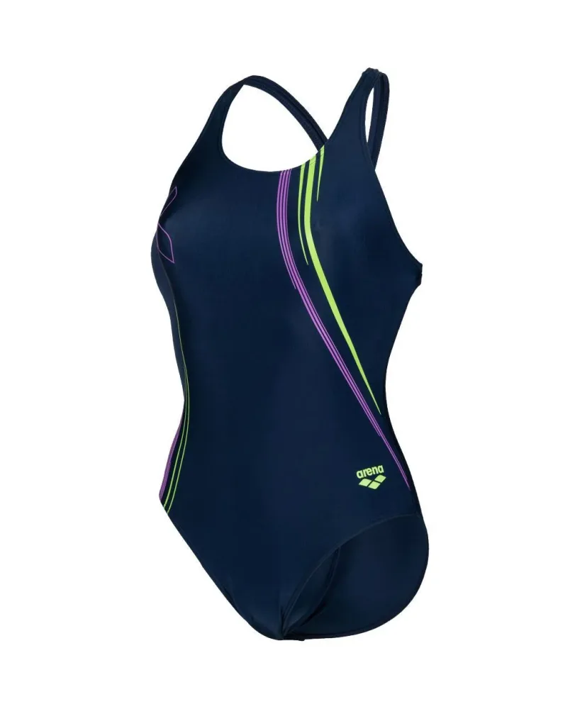 Arena Costume Donna Swimsuit V Back Graphic