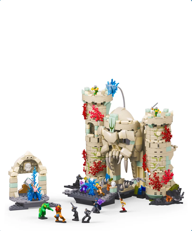 Masters of the Universe Mattel Brick Shop Construction Set Castle Grayskull - immagine 2